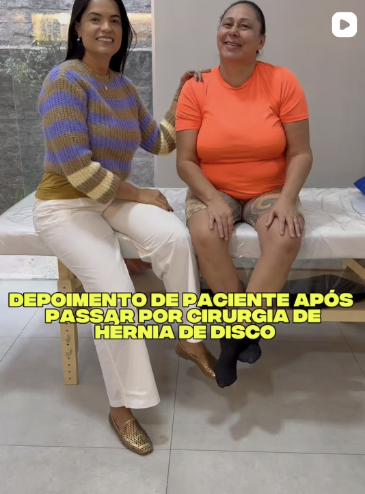Depoimento após cirurgia de hérnia de disco